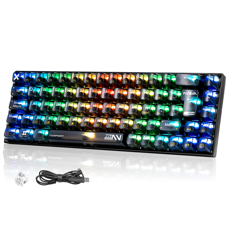 TERPORT 65% Z11 Teclado Gamer Mecánico Español