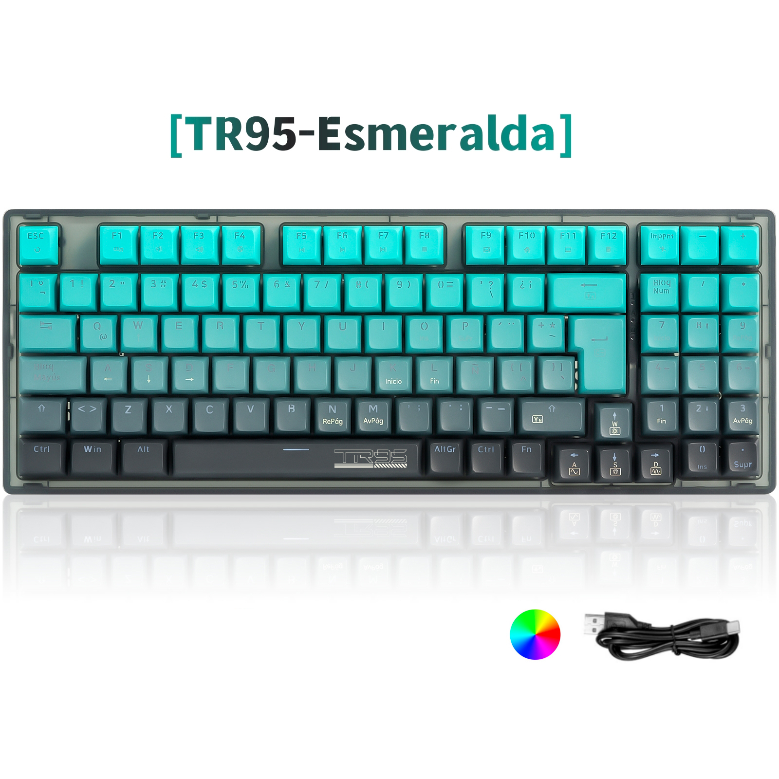 TERPORT TR95 90% Teclado Gamer Mecanico Español Alambrico