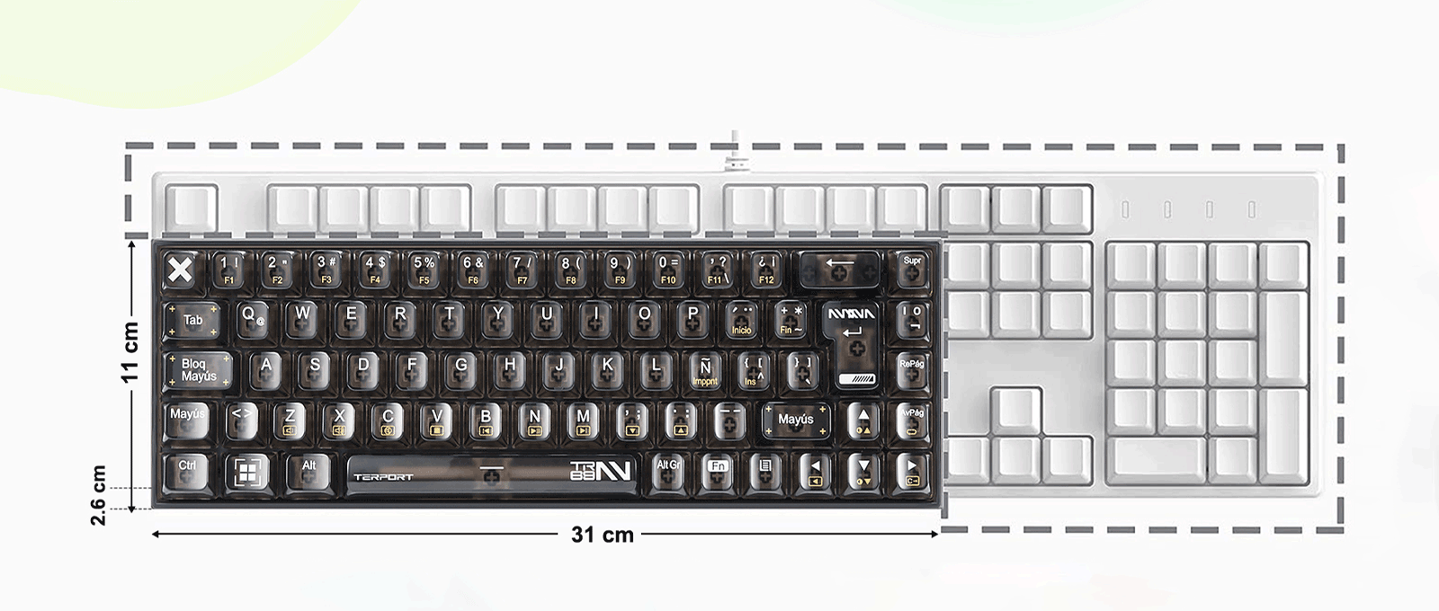 Mini Teclado Español Latino