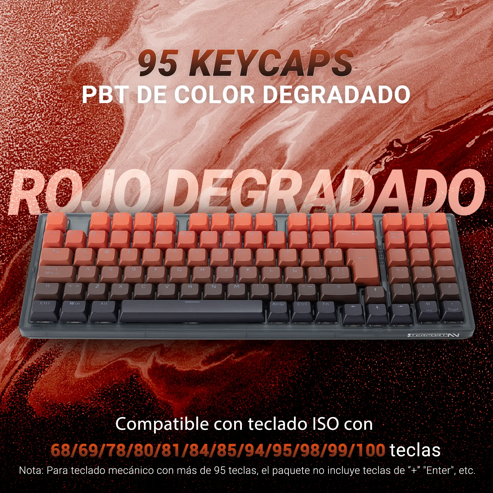 TERPORT 95 Keycaps PBT Imagen principal del producto